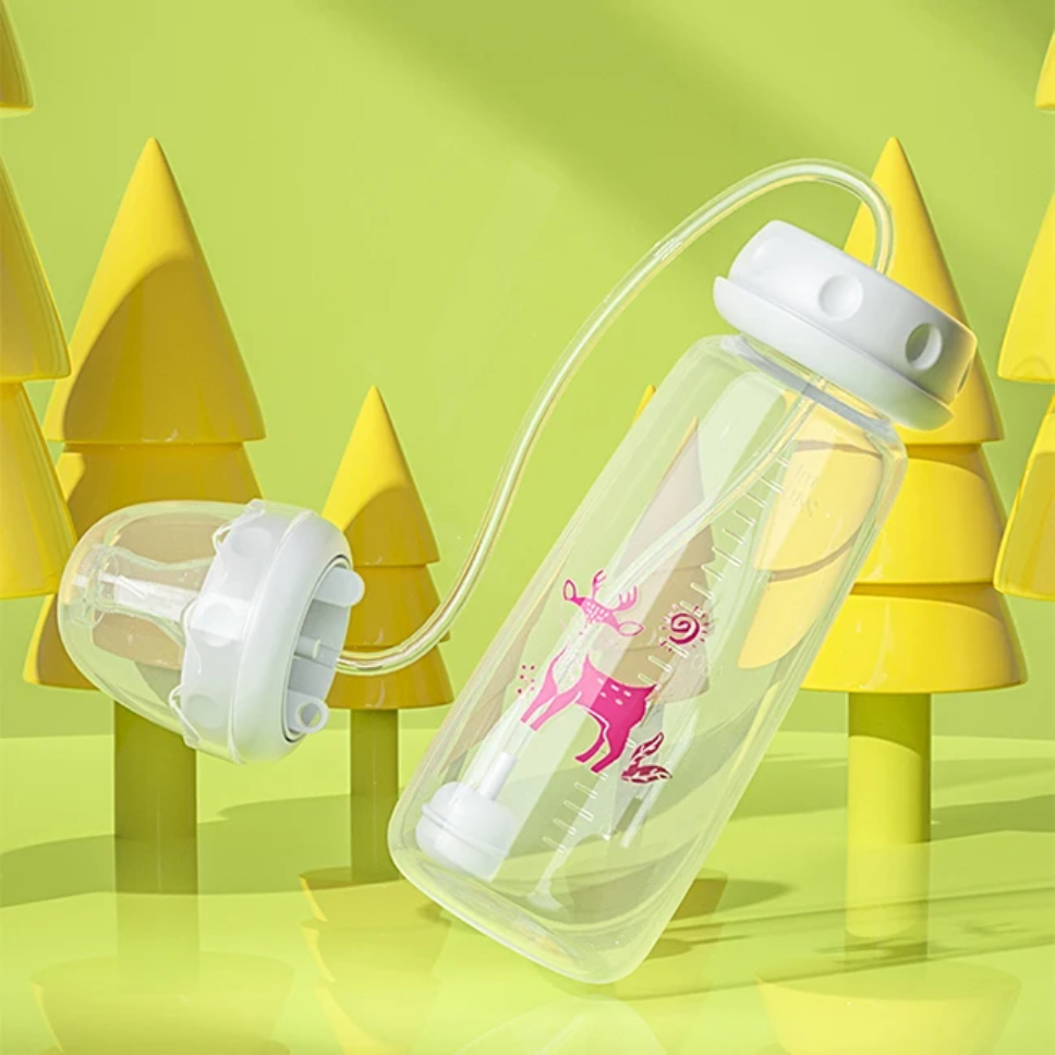 Anti-Colic Baby Bottle with Smart Straw