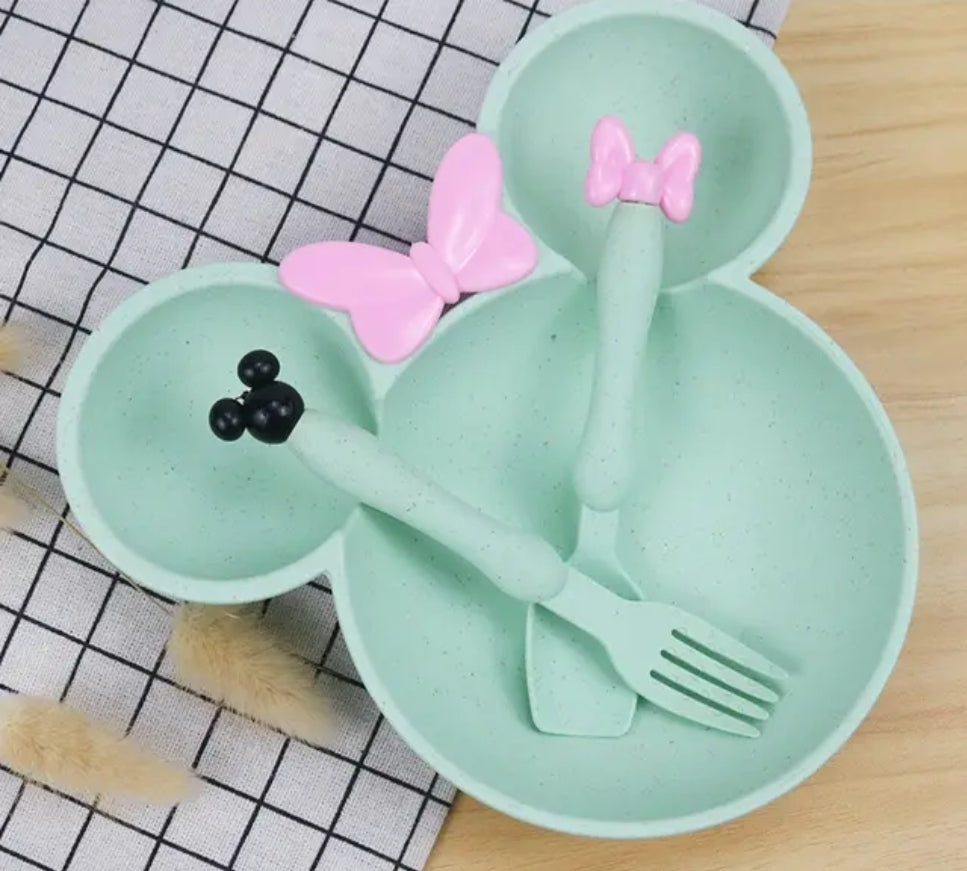 Silicone Suction Plate Mess-Free Mealtion