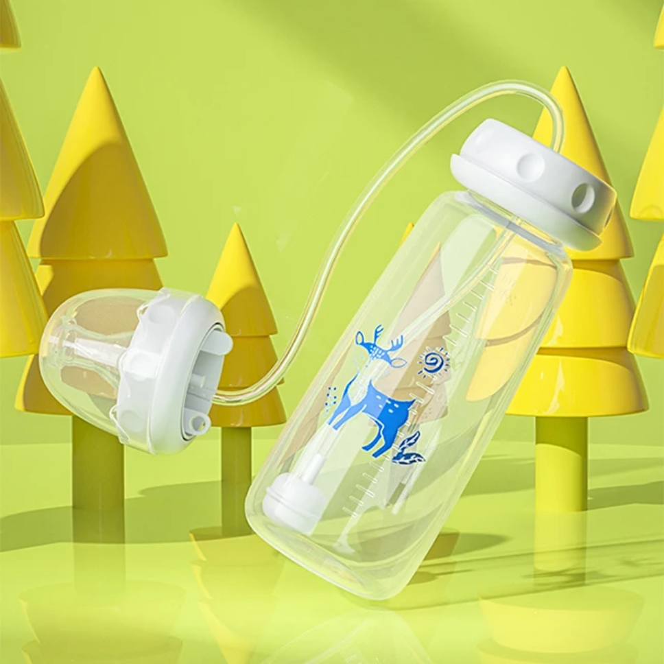 Anti-Colic Baby Bottle with Smart Straw